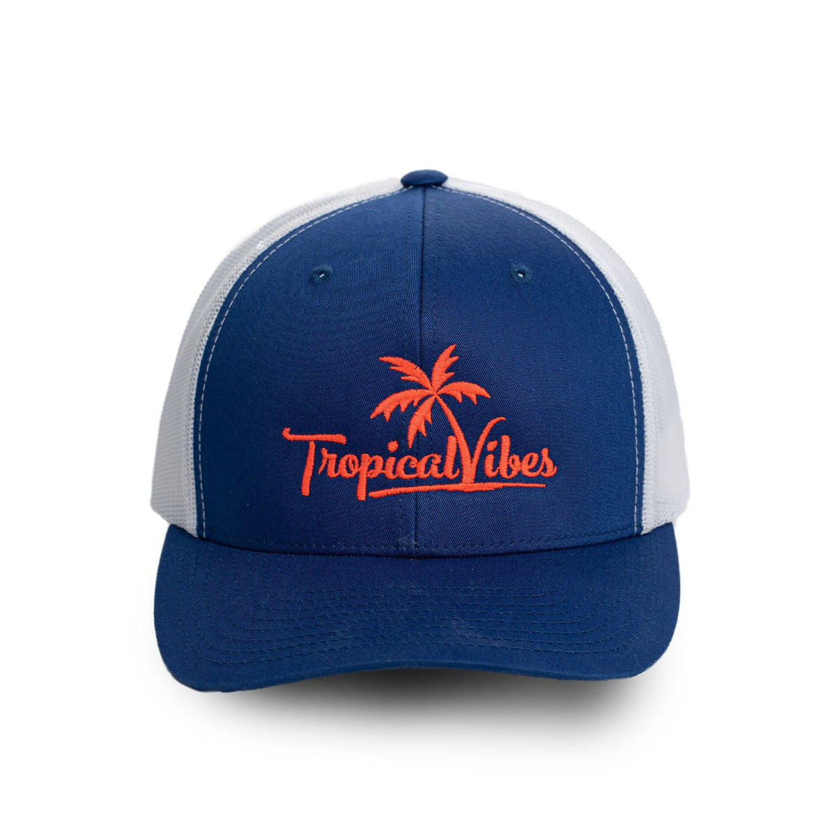 Tommy Bahama Hat Blue Palm Tree Sunset Mountain Adjustable SnapBack Trucker  Cap 